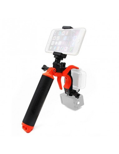 Pistol Cu Suport Telefon Telesin Compatibil Gopro 3 4 5 6 7