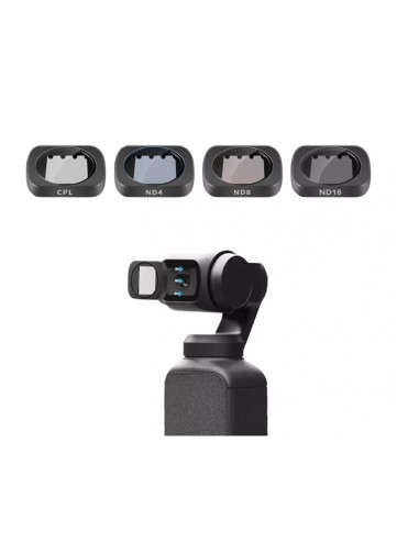 Set 4 Filtre Magnetice Polarizate CPL ND4 ND8 ND16 Telesin Dji Osmo Pocket / DJI Osmo Pocket 2