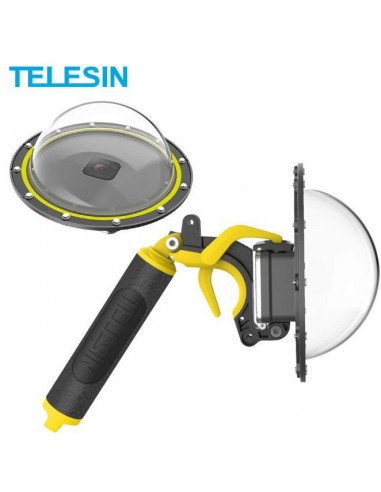 Dome 6" Subacvatic Telesin Compatibil GoPro HERO 8 Black + Maner Floating