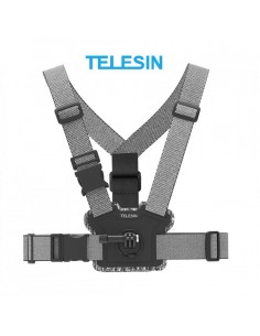 Ham Pentru Piept Telesin Cu Montaj Dublu - Compatibil GoPro, DJI Osmo Action