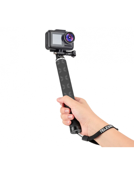 Selfie Stick Telesin  Telescopic Carbon 90 Cm + Mini Trepied Selfie Stick Telesin  Telescopic Carbon 90 Cm + Mini Trepied