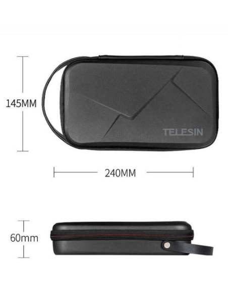 Geanta Telesin Transport & Depozitare - Compatibila Gopro, Dji Osmo Action, Xiaomi, Dji Osmo Pocket