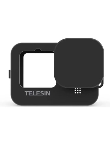 Carcasa / Protectie Silicon Telesin Compatibila Gopro Hero 9 / 10 Black